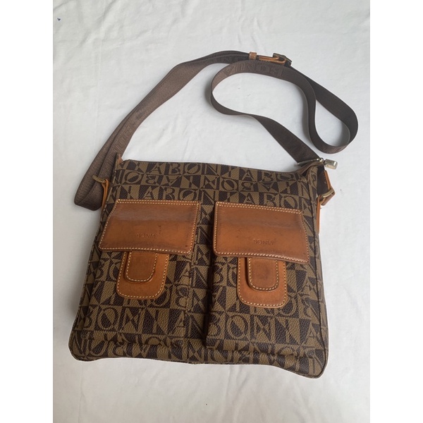bonia crossbody bag tas selempang wanita travel preloved