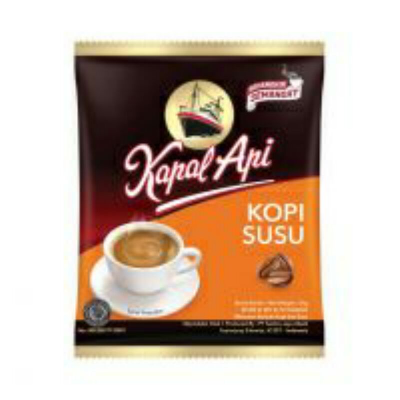 

Kopi kapal api susu renceng isi 10 sashet