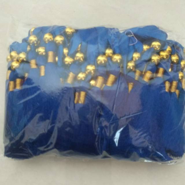 

Isi 100 pcs Pita Rumbai Jilid Buku Yasin Hard Cover Tassel Ronce Rawis