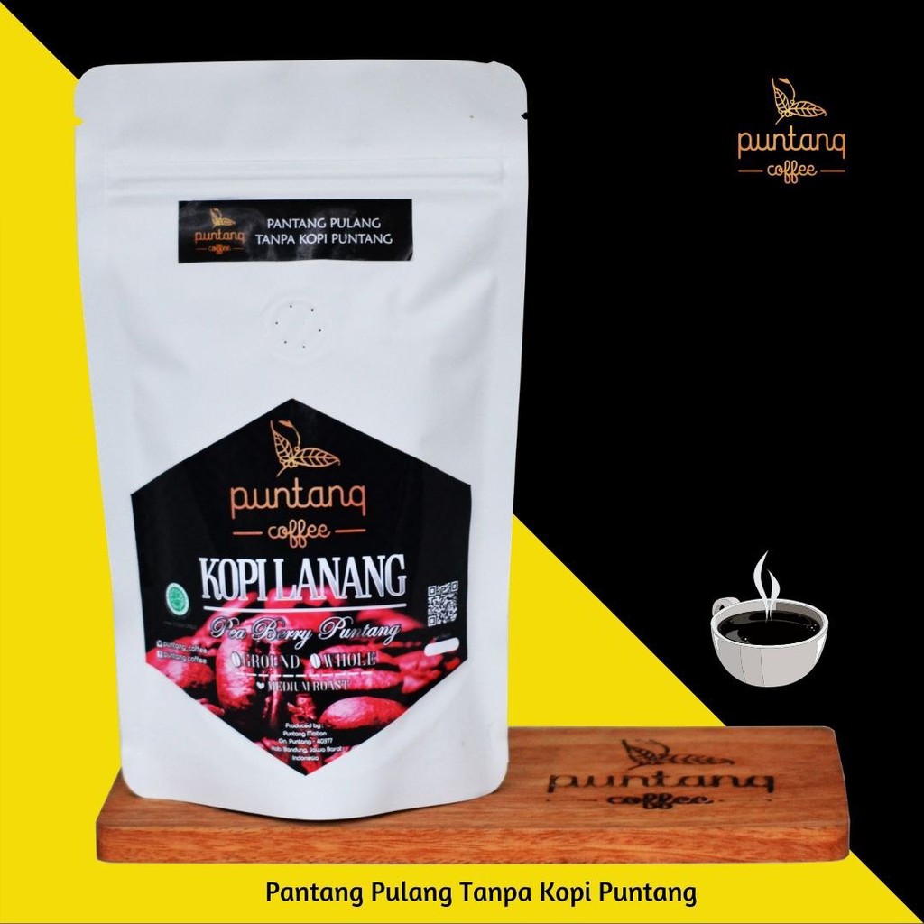 

kopi lanang/peaberry/kopi jalu puntang coffee arabika 100g