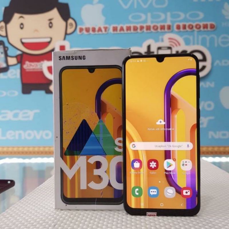 SAMSUNG GALAXY M30s Ram 4GB internal 64GB Second Garansi Resmi Sein