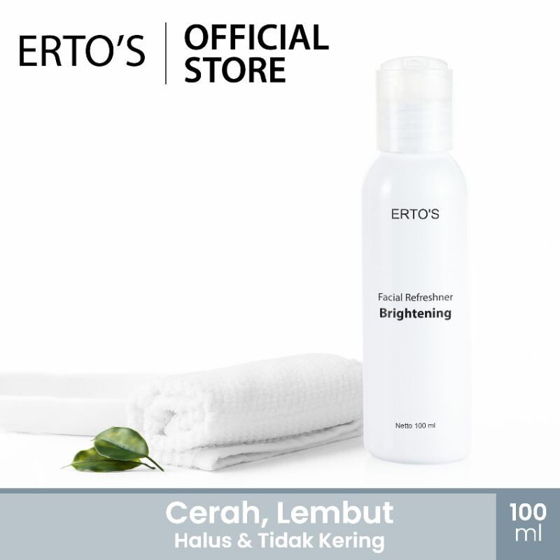 FACIAL REFRESHNER BRIGHTENING TONER ERTO'S / TONER WAJAH ERTOS