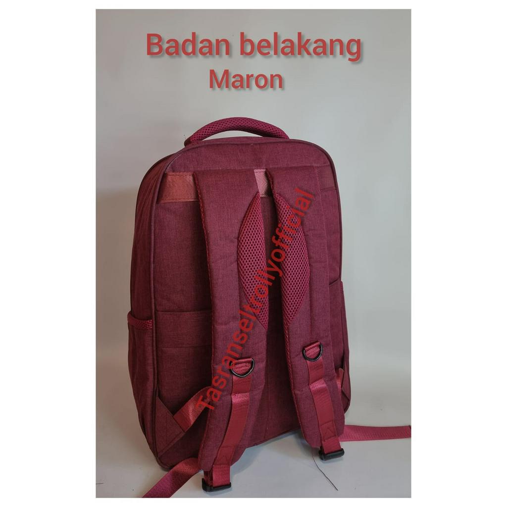 Tas Ransel Laptop Polo Interclub 19&quot; ukuran besar 100%original.