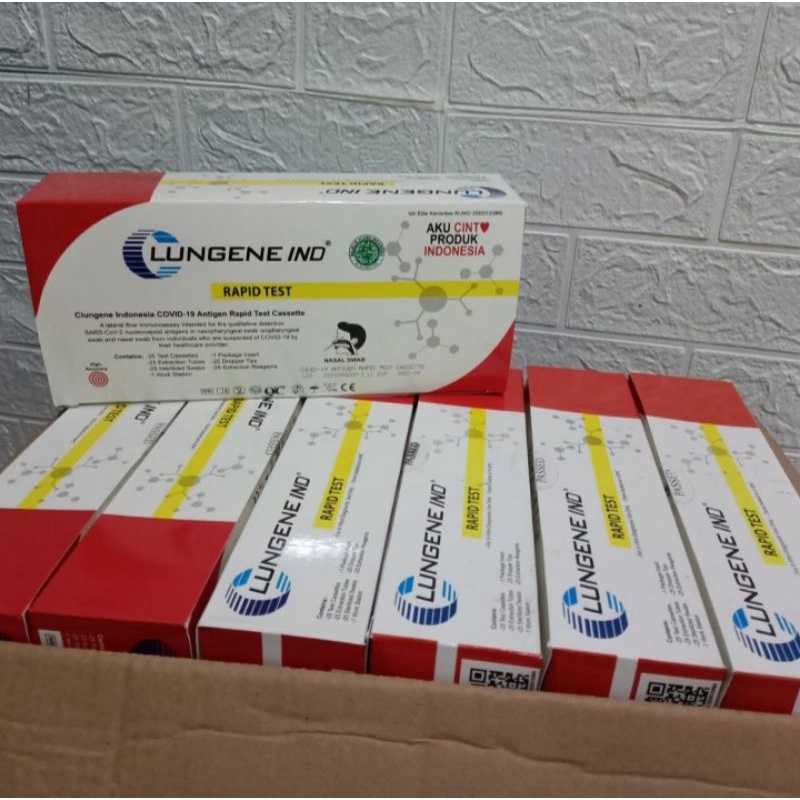 RapidTest Antigen Lungene Merah Putih 100% ORIGINAL KEMENKESAKD