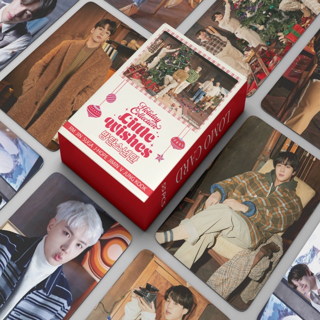 55pcs / Set Kartu Pos Lomo Foto KPOP Bangtang Boys Season 's Ablum 2022