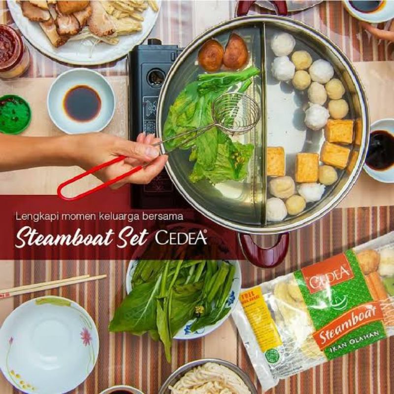 

Cedea mix steamboat dashi shabu set lengkap bumbu 500 gram