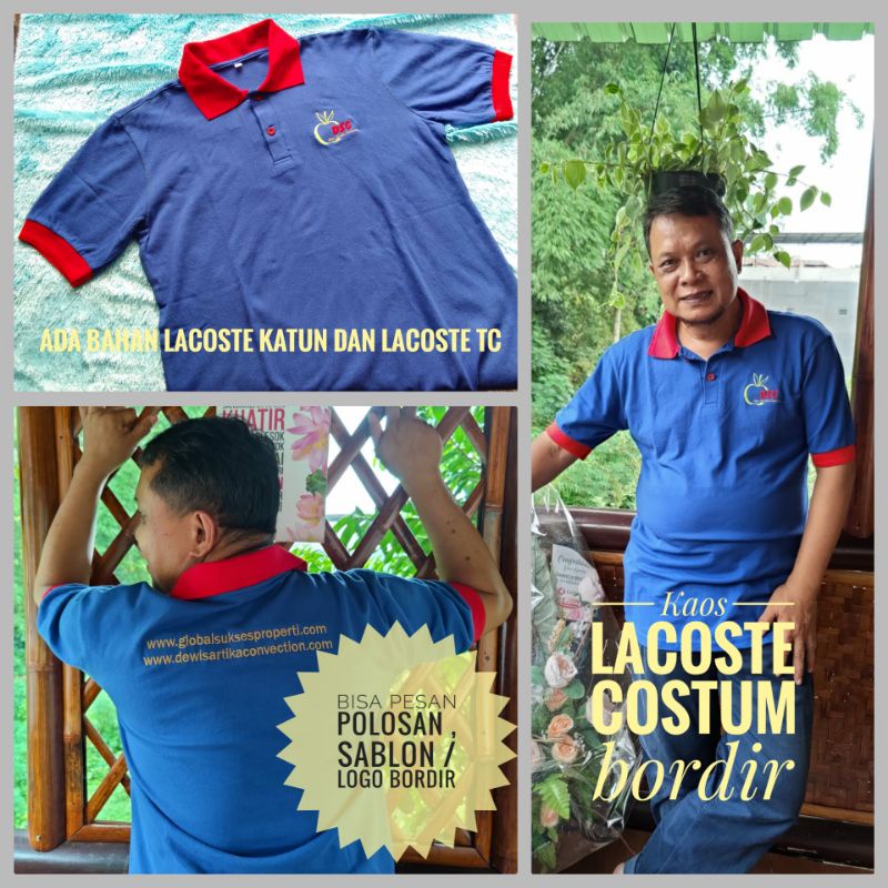 kaos Lacoste Katun Termurah