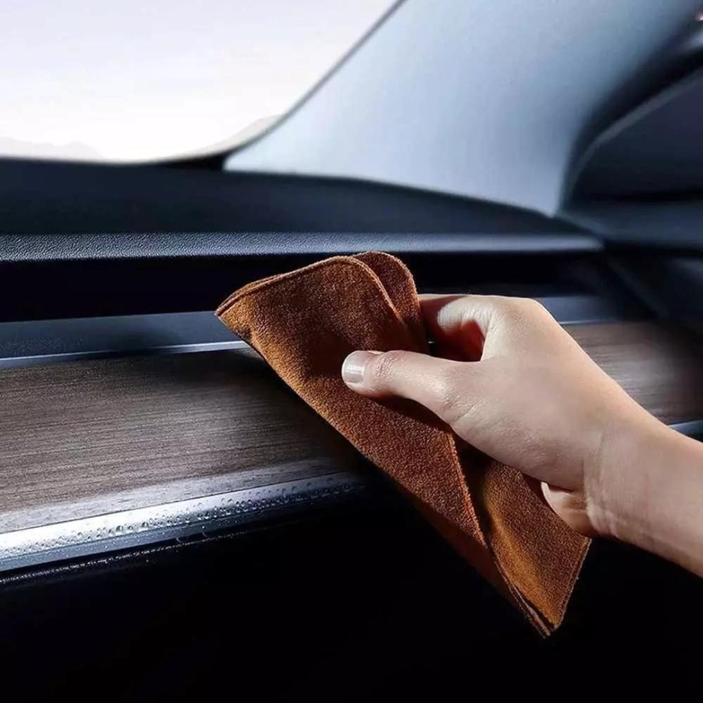 2 Pcs Baseus Handy Screen Cleaning Towel Lap Microfiber Kaca mobil Original