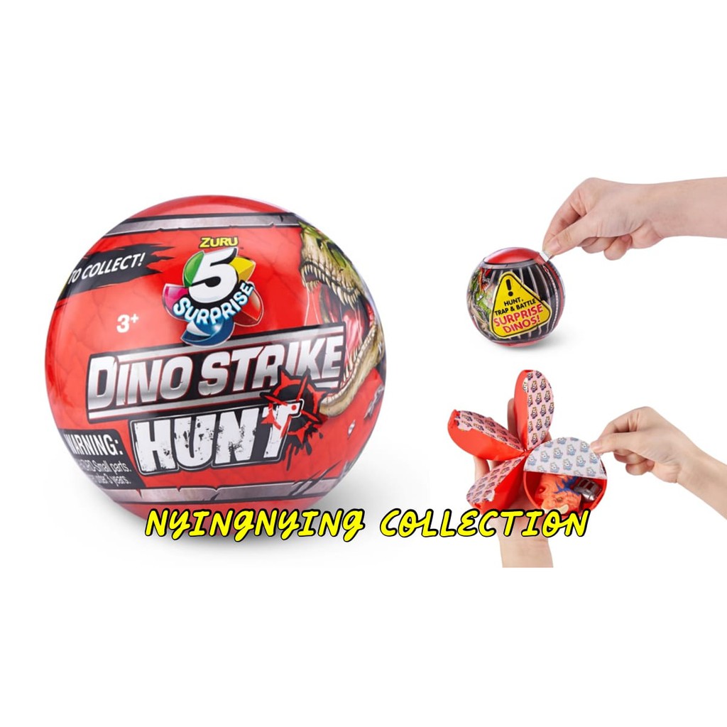 Zuru 5 Surprise Dino Strike Series 3 Assorted Termurah