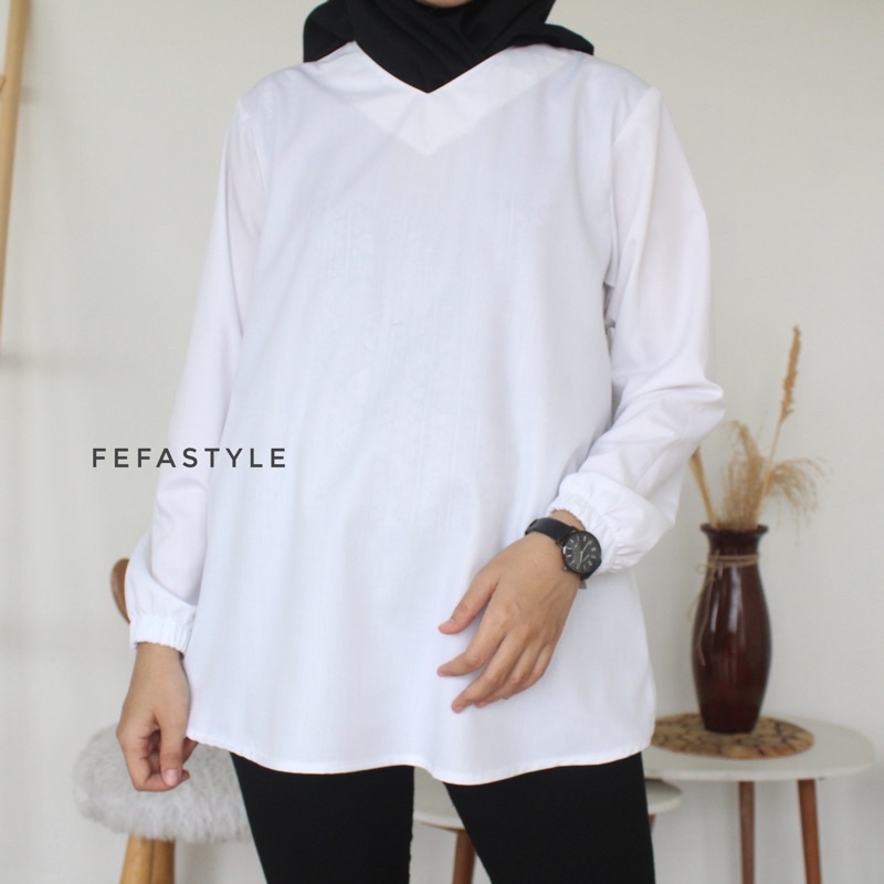 (COD)INNER TOYOBO POLOS/BLOUSE WANITA