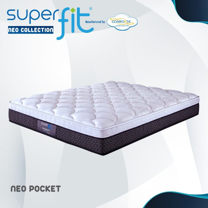 Set Comforta Neo Pocket spring 160 x 200 Plus Divan Laci premium Glx Kasur spring bed foam encase