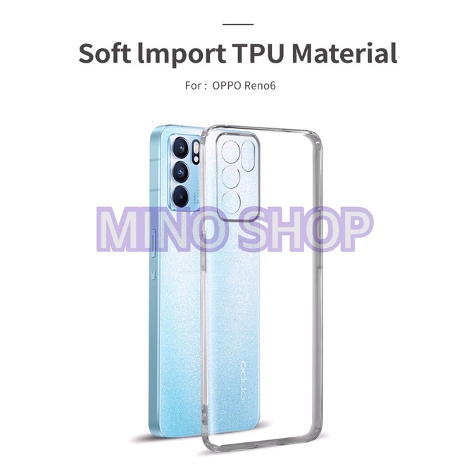 SOFTCASE TRANSPARAN OPPO RENO 6 5G PREMIUM CLEAR SOFT CASE