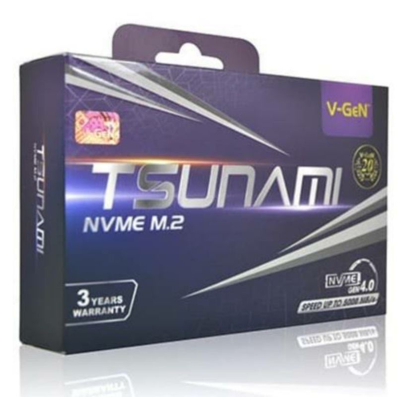 SSD V-gen NVMe PCle M.2 Gen 4x4 Tsunami 1TB- 2TB