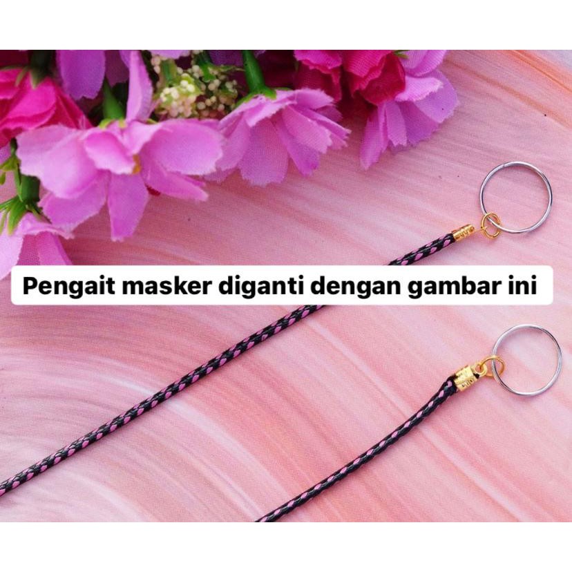 Senada Victory Konektor Masker Rainbow Tali Masker Kalung Handmade