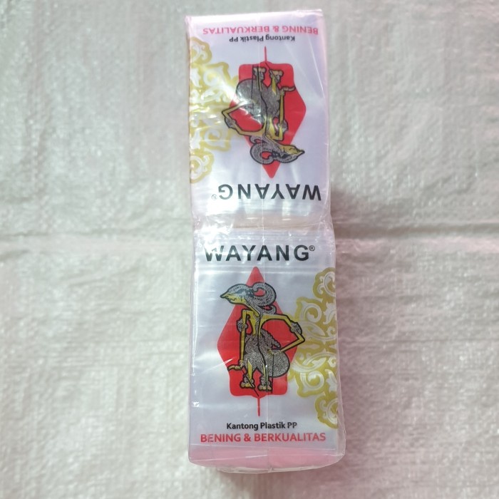 

Ginger- Plastik Bening PP Wayang ukuran 5x8 cm