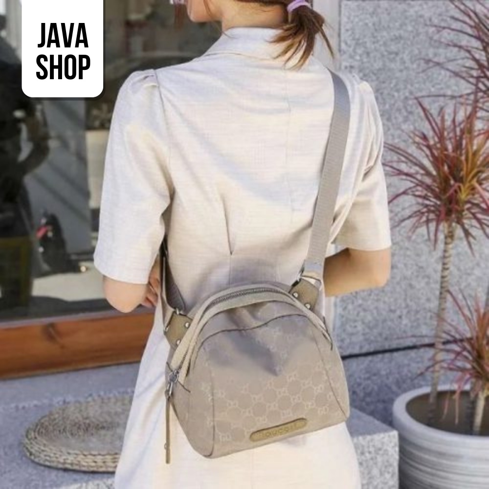 JAVASHOP Tas Selempang Wanita Import Bahan Nylon