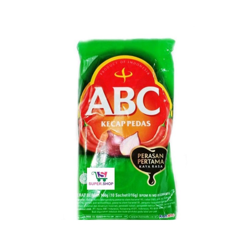 ABC Kecap Pedas Isi 10 Sachet