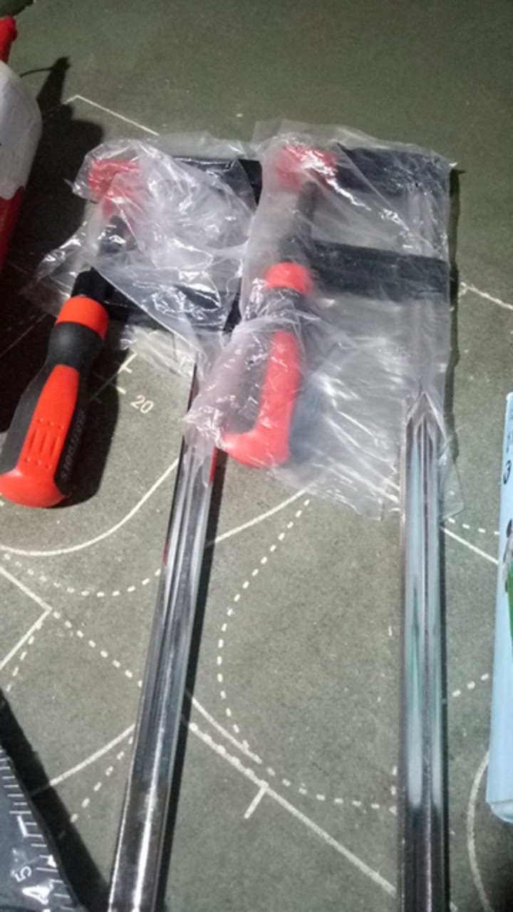 Clamp F 30cm X 5cm Besttools - Catok Kayu 300mm X 50mm Handle Full Karet - Klem Kayu 30cm