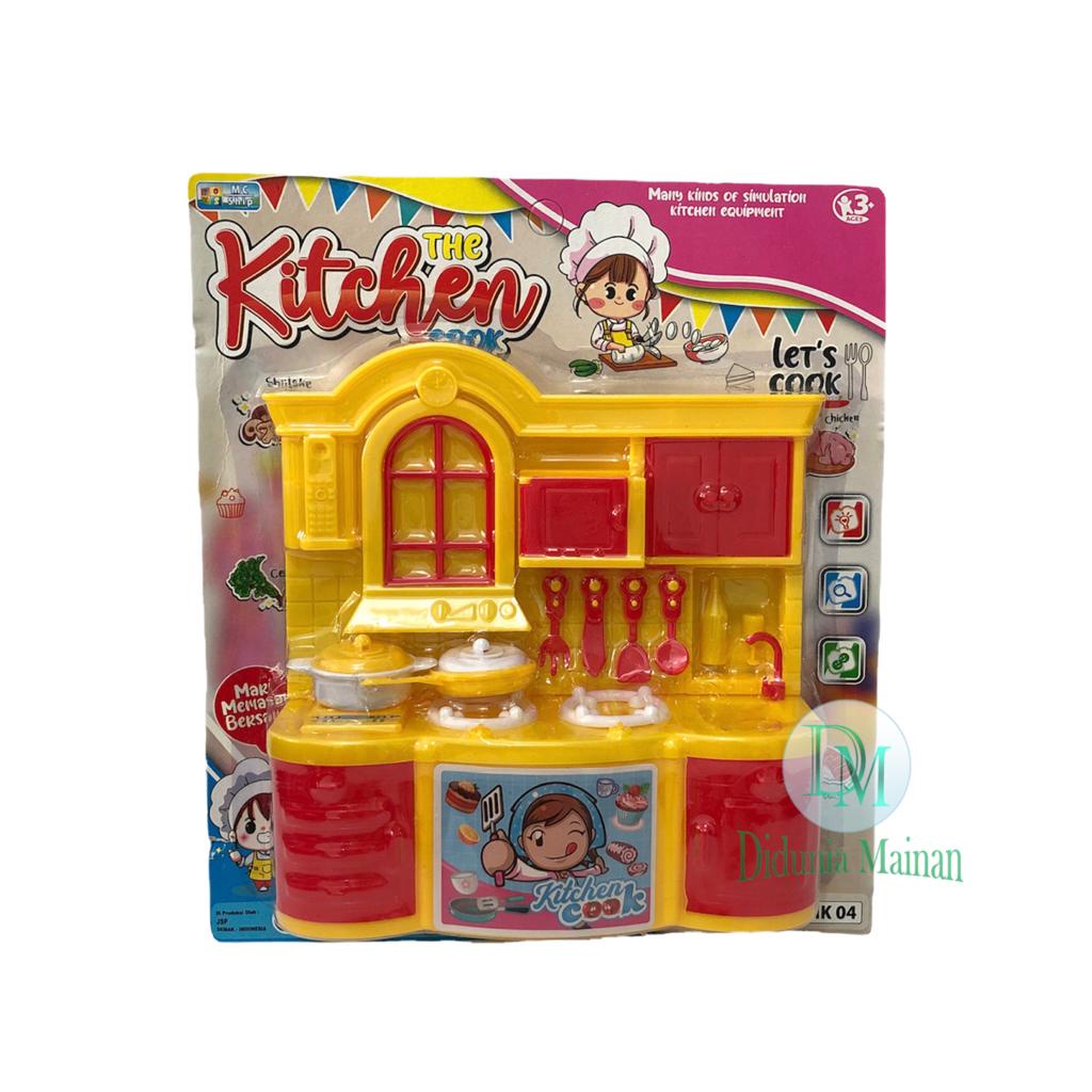 mainan masak masakan anak perempuan peralatan dapur kitchen cooking set mini