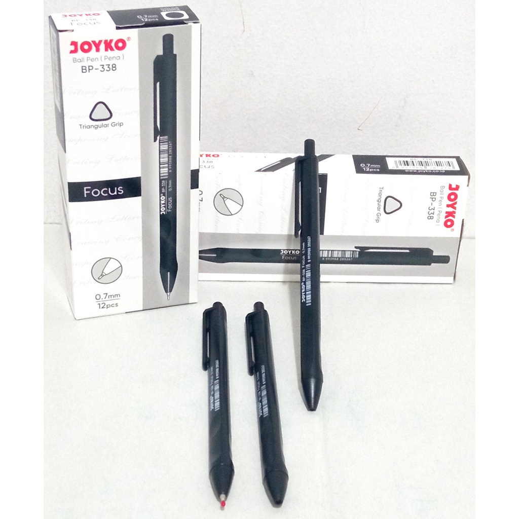 

Pulpen Pen Pena Cetek JOYKO BP338 Pak@12/Ballpoint Cetek JOYKO FOCUS