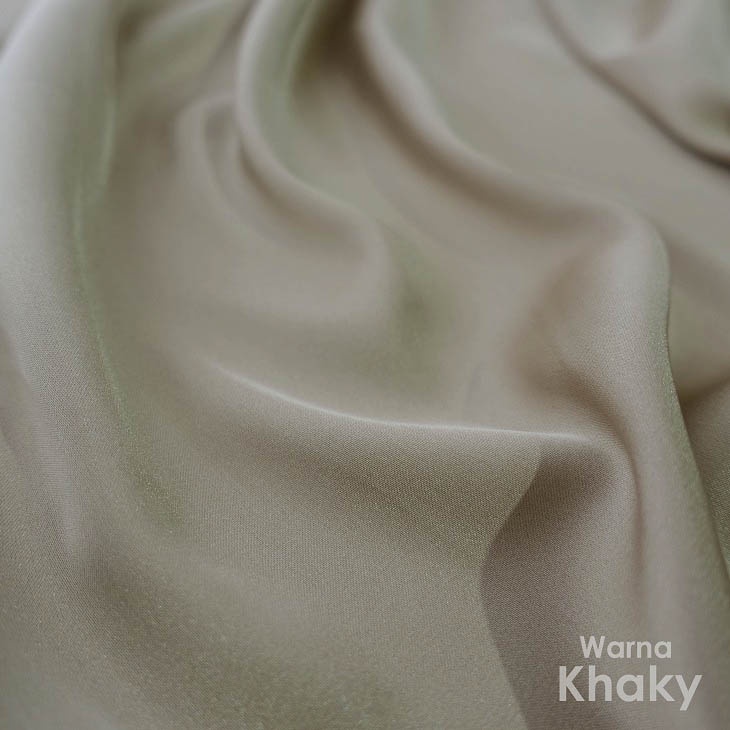Kain Satin Polos/Syarif Satin -Per 0,5 meter