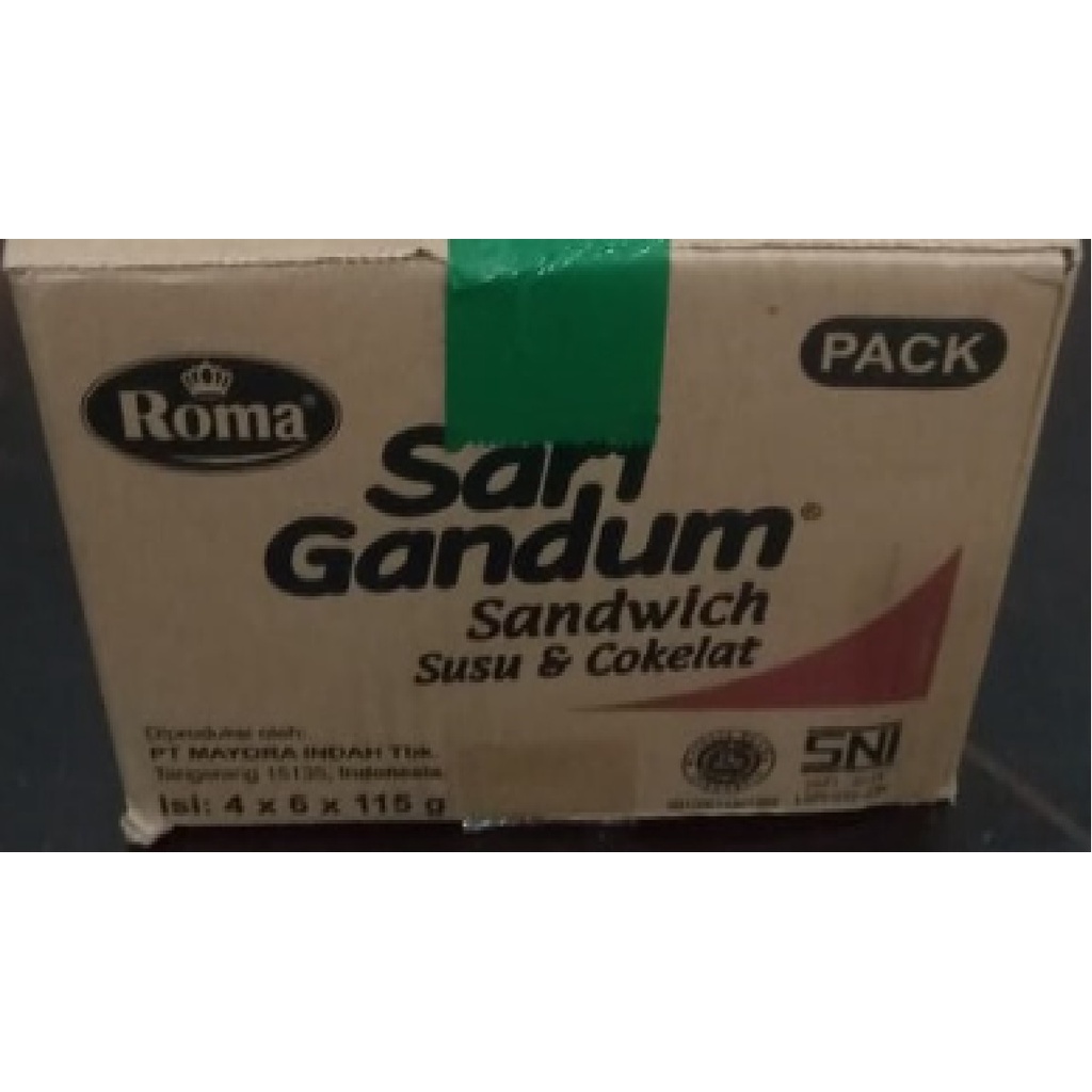 

Roma Sari Gandum 108 gr Dus per Karton