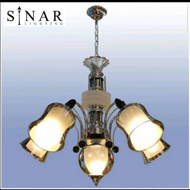 Lampu hias gantung minimalis 16660/5+1