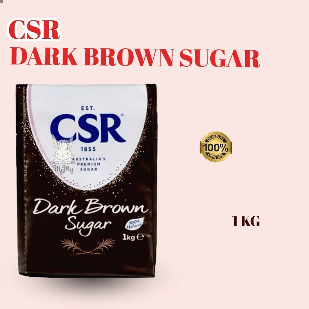 

CSR Premium Dark Brown Sugar 1kg Gula Merah Australia