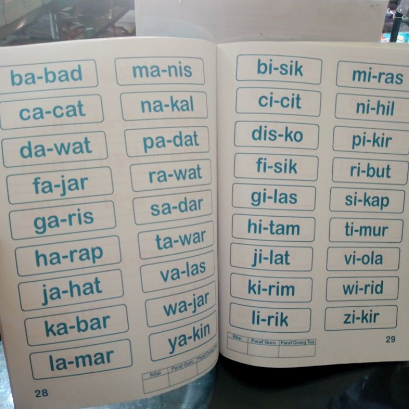 buku metode kilat 30 hari jago membaca 64 halaman (21×30cm)