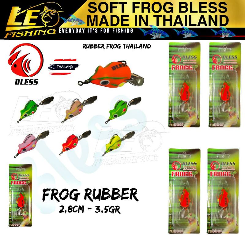 UMPAN PANCING SOFT FROG BLESS 2.5CM 2.8CM 3.5GRAM UMPAN KODOK UMPAN IKAN CHANA IKAN GABUS IKAN TOMAN