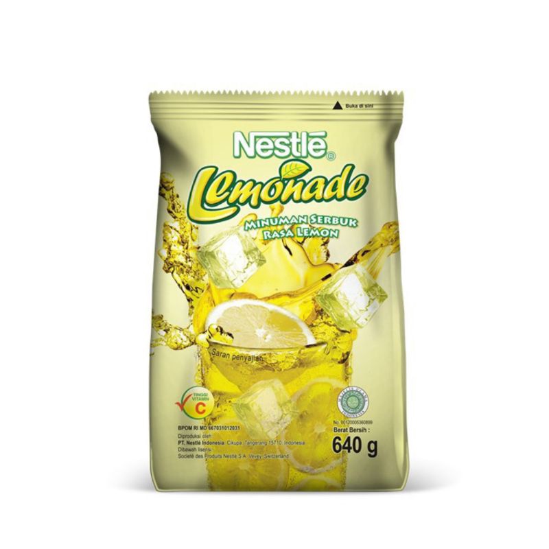 

Nestle Lemonade Original 640gr/minum serbuk rasa lemon