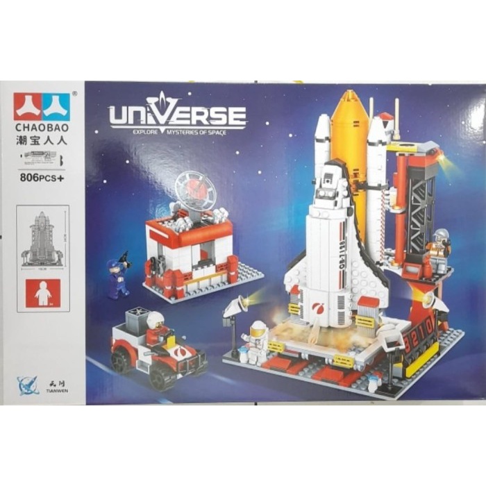 Toys Store -  Mainan Anak Laki Astronot - Lego Pesawat Luar Angkasa - Lego Chaobao