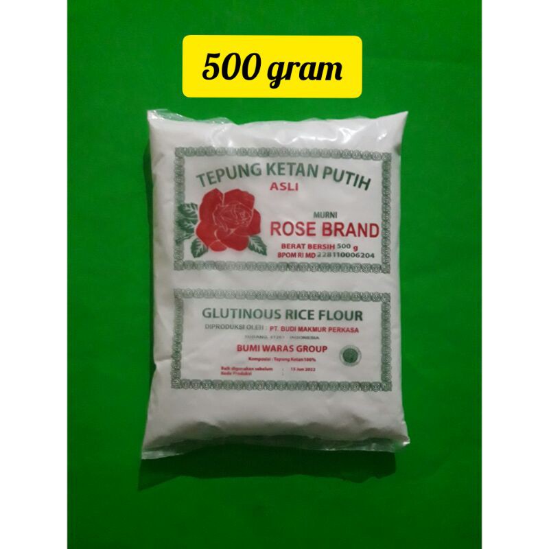 

Tepung Ketan Rose Brand 500 gram