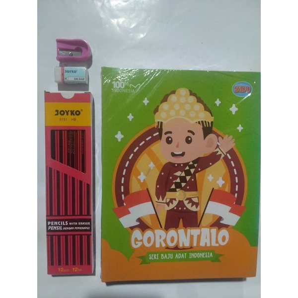 

BUKU SIDU 38(10 Pcs)+Pensil 1 Pack(12pcs)+Rautan+Penghapus