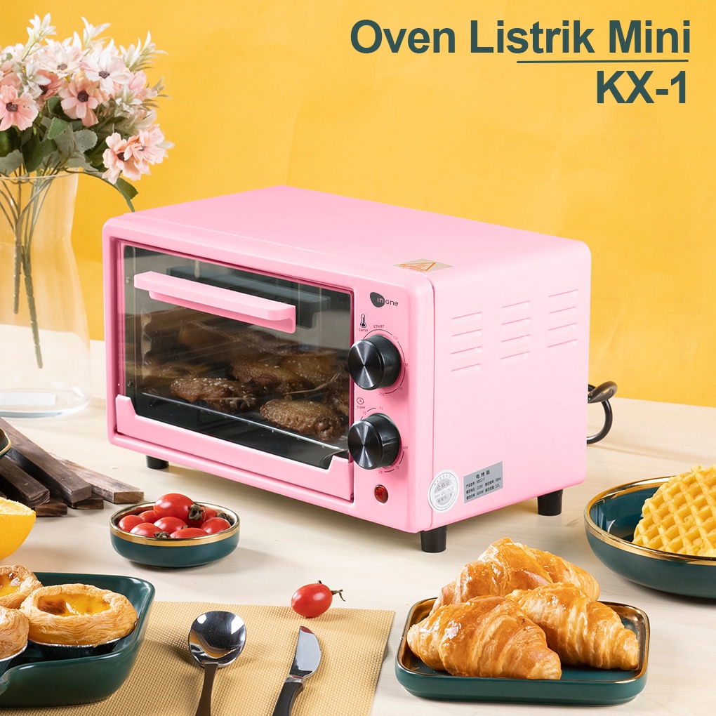 DISKON Electric Oven Microwave Penghangat Makanan Listrik Oven Listrik Kapasitas Besar Oven Listrik Tombol 12L Pemanggang Makanan listrik