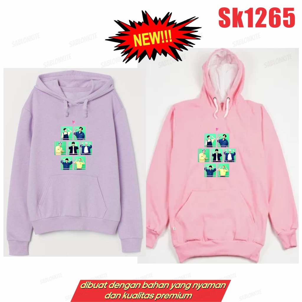 MURAH!!! SWEATER HOODIE KPOP HIJAU SK1265 UNISEX