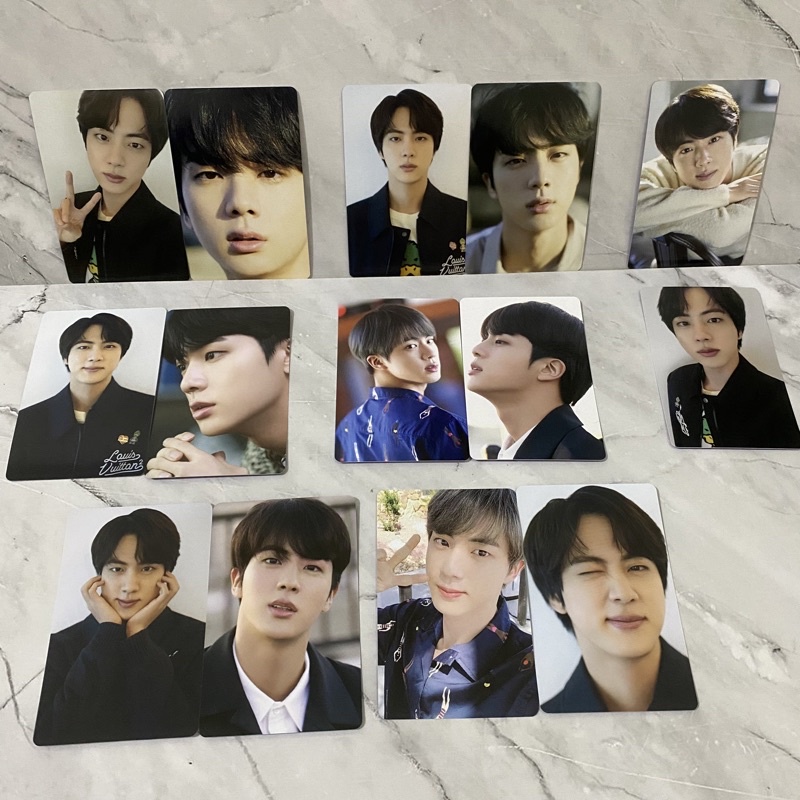 14pcs memberset BTS JIN seokjin dicon 101 sharing photocard OFFICIAL pc JIN seokjin