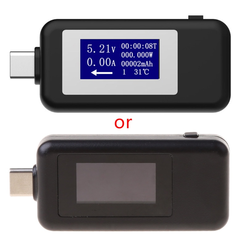 Btsg USB Tester Type-C LCD Digital Tester Tegangan Dan Arus Untuk Komputer Desktop