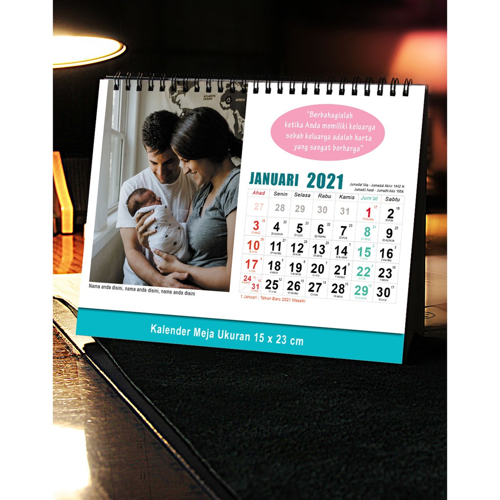 Desain Kalender 2021 Shopee Indonesia