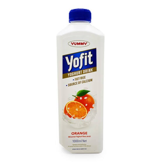 

Yummy Yofit Minuman Yogurt Rasa Jeruk 1 L
