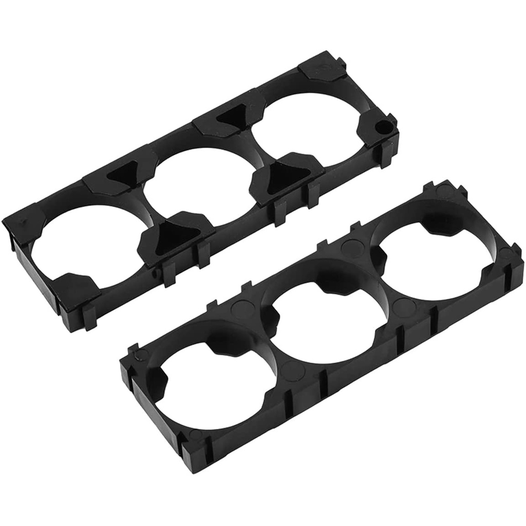 Braket Holder Baterai Batre 18650 Lithium Battery Holder Bracket Plastic 3x1 1x3 3 Slot Grid Sambungan