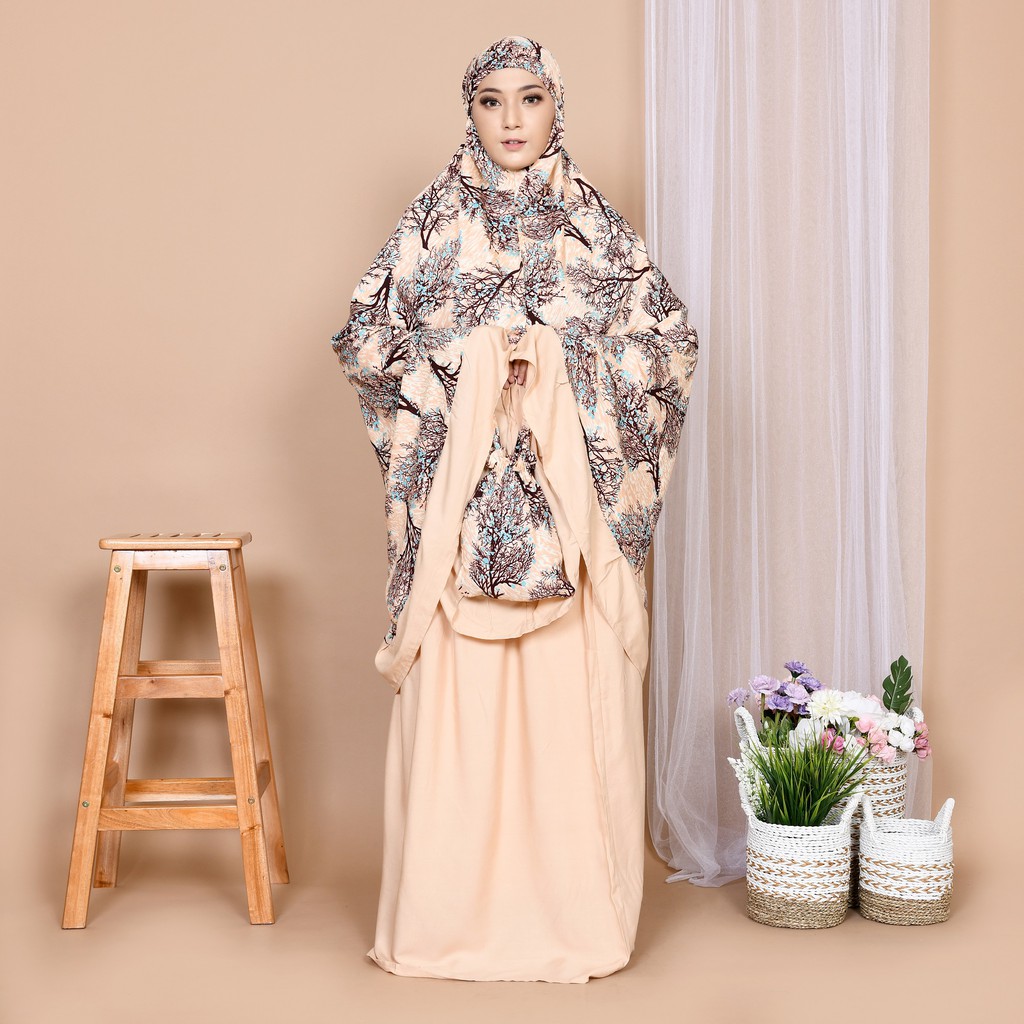 Mukena Bali Ranting  By Zahwa Untuk Dewasa Dan Remaja Bahan Rayon Janger Murah dan Terbaru