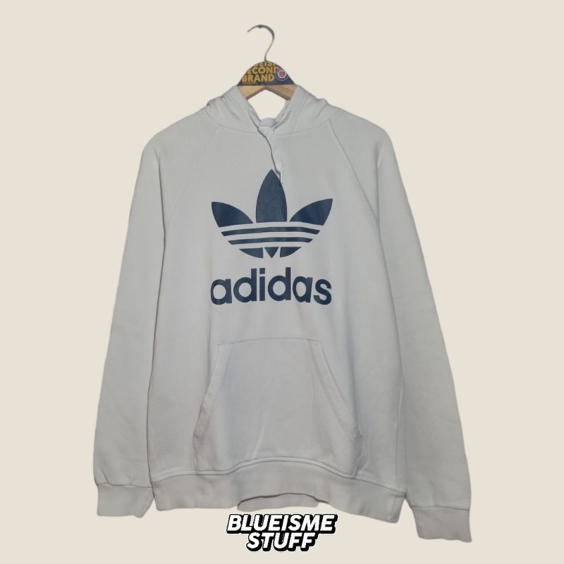 hoodie adidas putih original