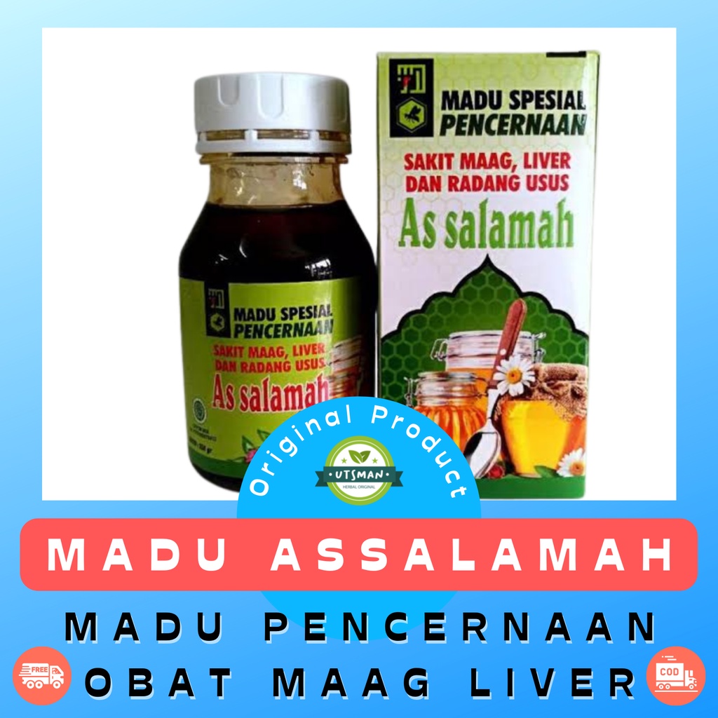 HERBAL OBAT PENCERNAAN - MADU SAKIT PENCERNAAN / MAAG - MADU ASSALAMAH - MADU AS SALAMAH ORIGINAL