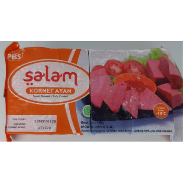 

Kornet Ayam salam 450 gr