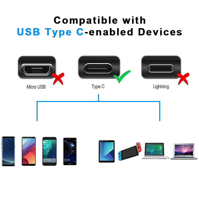 GROTIC Kabel Data Type-C 200cm Super Fast Charging 4.5A 44W untuk OPPO Xiaomi Huawei Phone-8