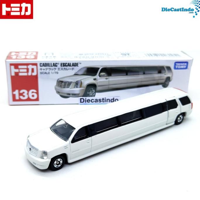 DIECAST TOMICA LONG 136 CADILLAC ESCALADE STOK TERBATAS