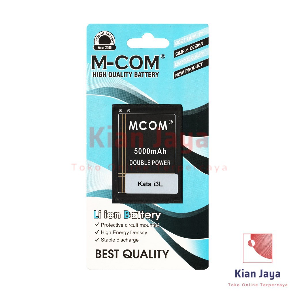 MCOM Baterai Hp KATA i3L 4G LTE Original Double Power Batre Batrai Battery Ori