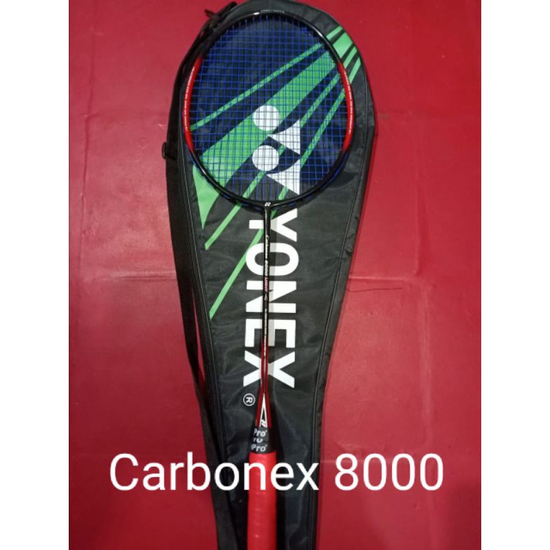 RAKET BADMINTON CARBONEX 8000 FREE TAS GRIP