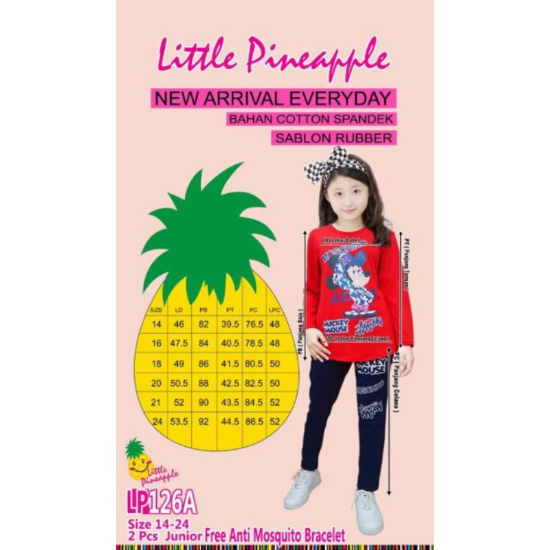 Setelan Anak by Little Pineapple LP126A /BAJU ANAK